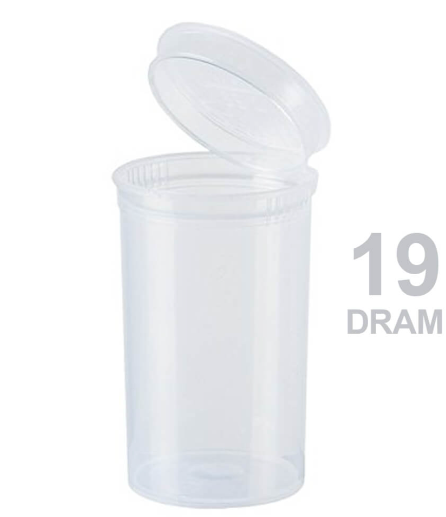 Lille plastik beholder