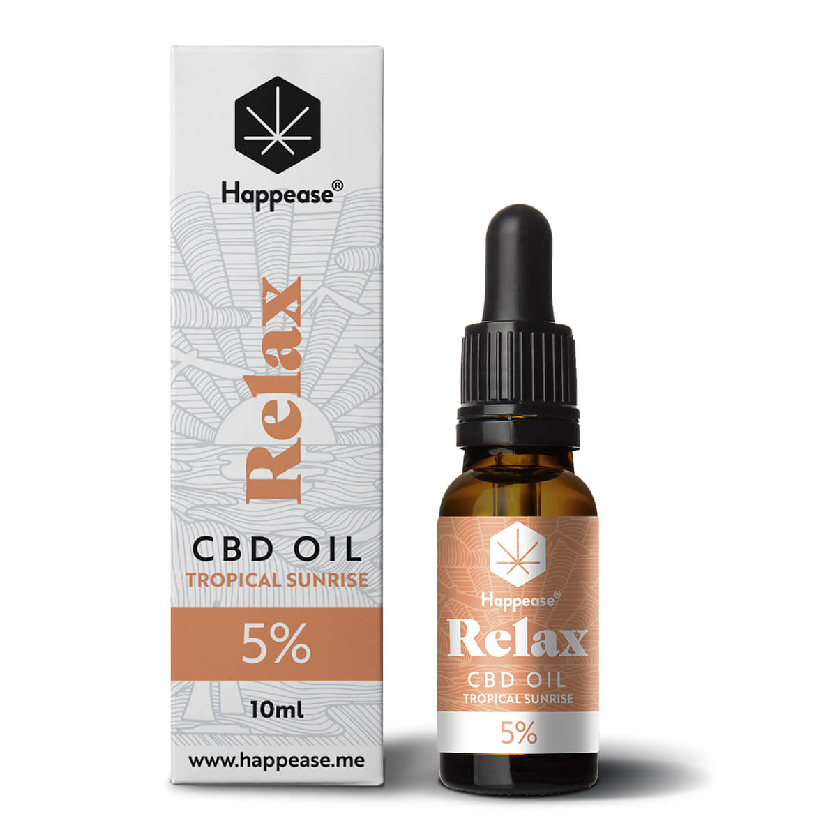 Relax | 5% CBD Oil | Tropical Sunrise