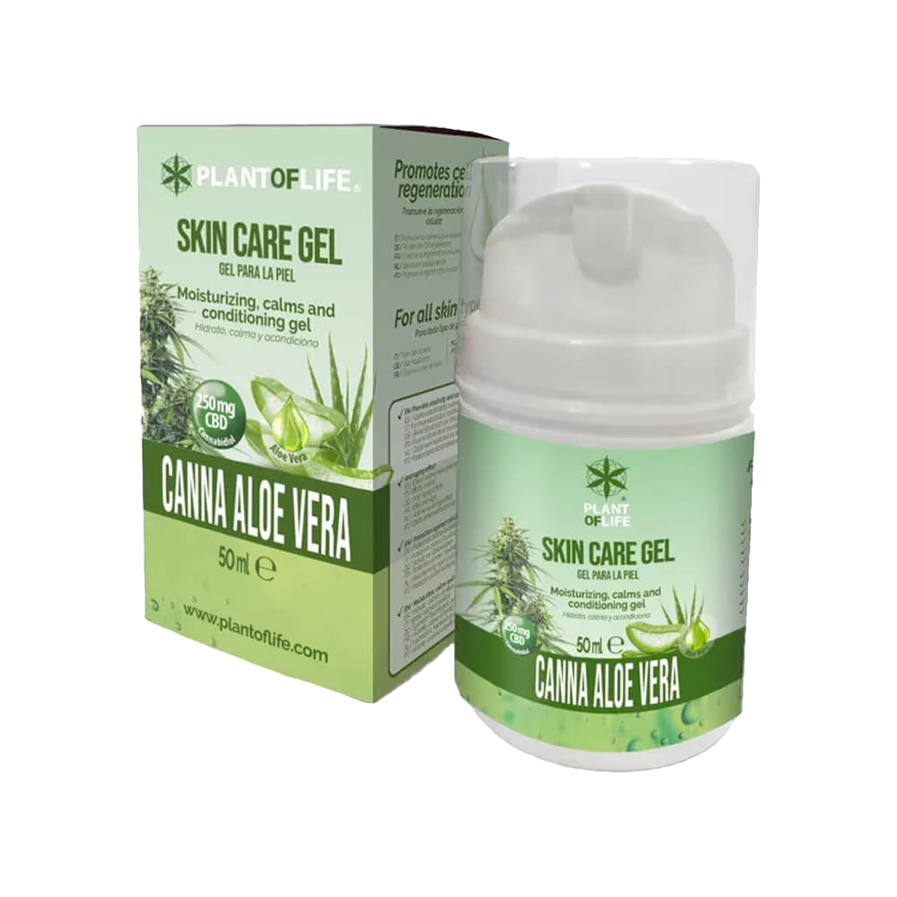 Skincare Gel | Aloe Vera + 250mg CBD (50ml)