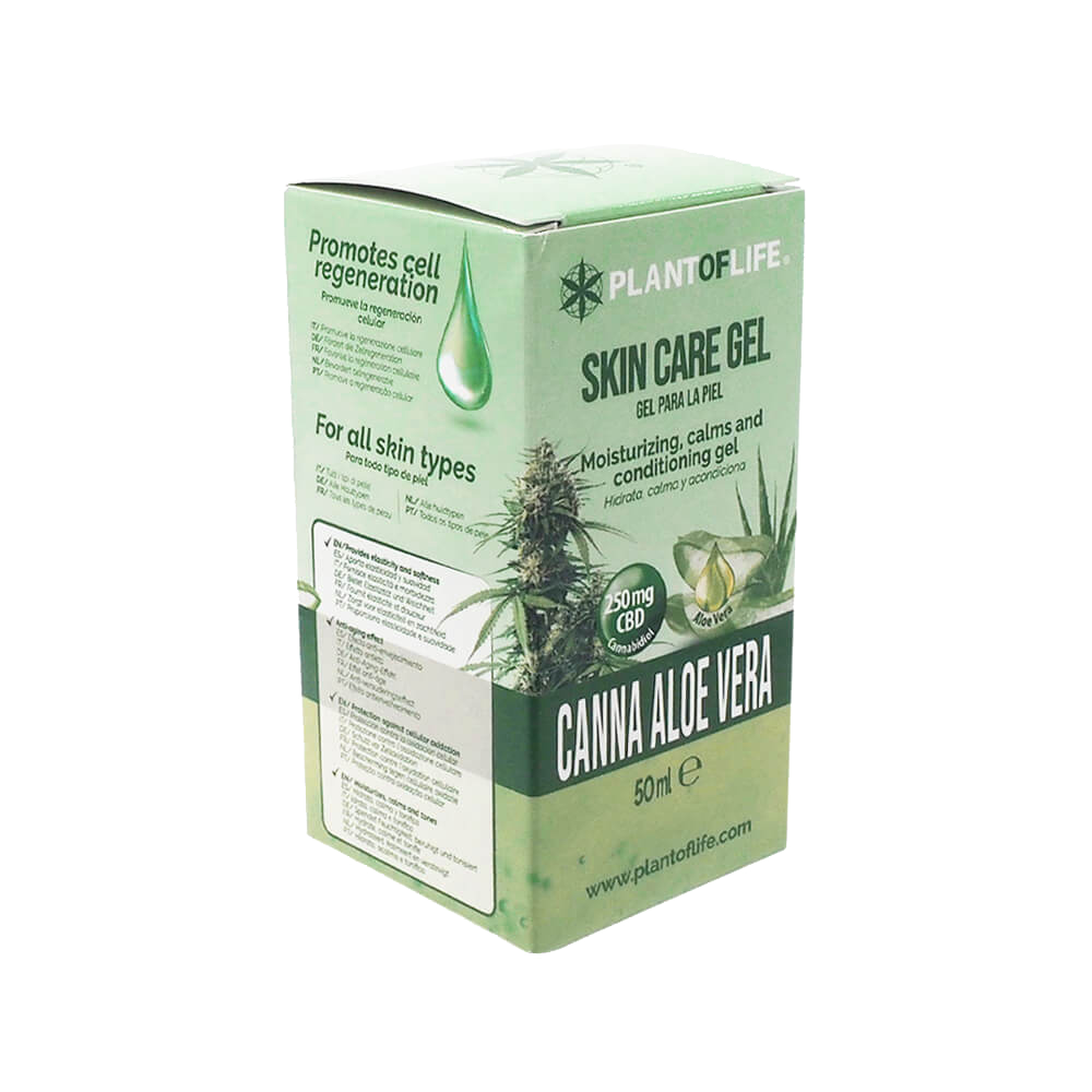 Skincare Gel | Aloe Vera + 250mg CBD (50ml)