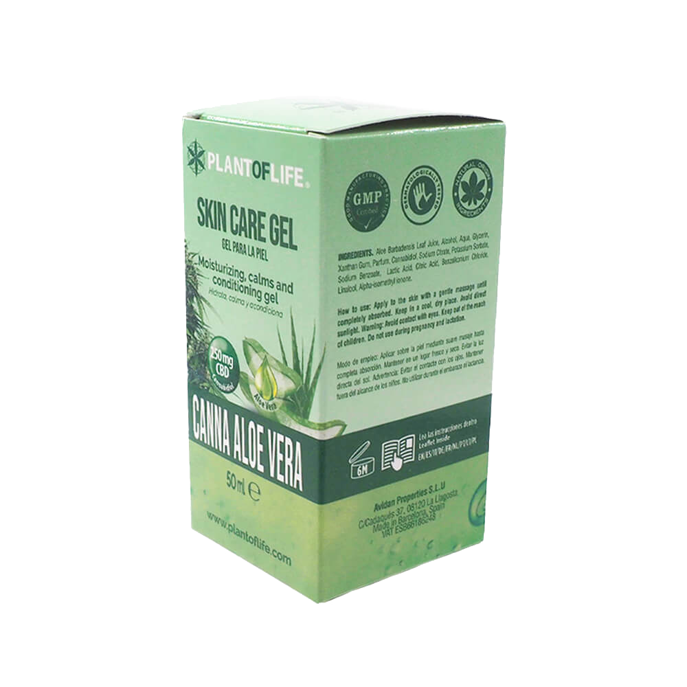 Skincare Gel | Aloe Vera + 250mg CBD (50ml)