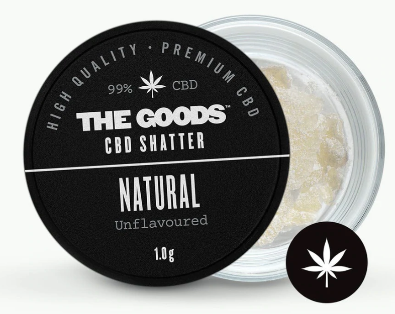 99 % CBD koncentrat også kaldet shatter og isolat