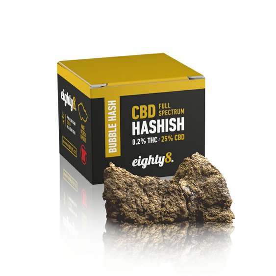 EIGHTY8 CBD bubble hash
