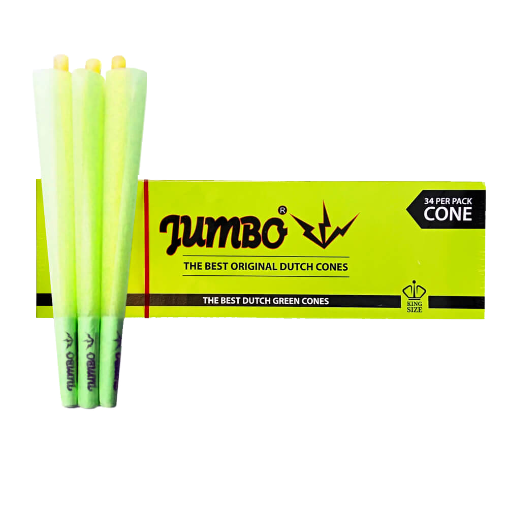 Grønne Jumbo Cones 34 pakke