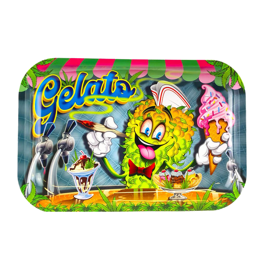 Gelato Metal Rolling Tray Medium