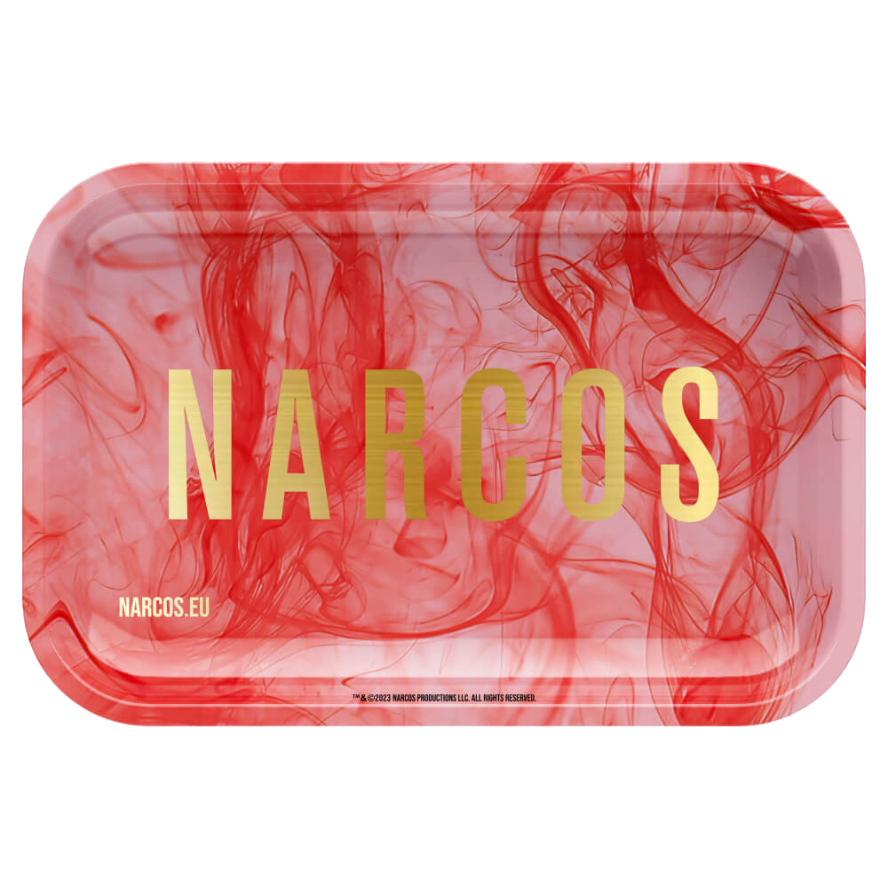 Narcos Metal Rolling Tray Pink