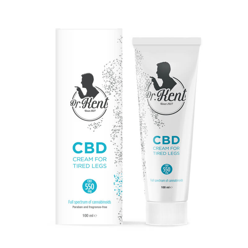 Dr. Kent Tired Legs CBD Cream 1100mg