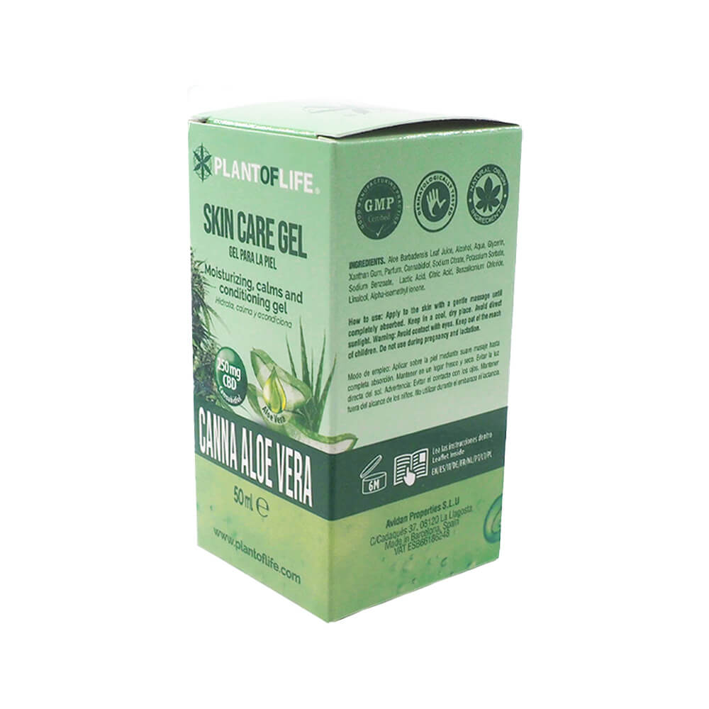 Skincare Gel | Aloe Vera + 250mg CBD (50ml)