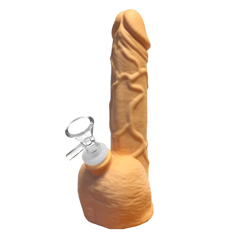 Silicone | 20 CM Hvid Penis Bong